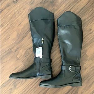 Zara tall black riding boots